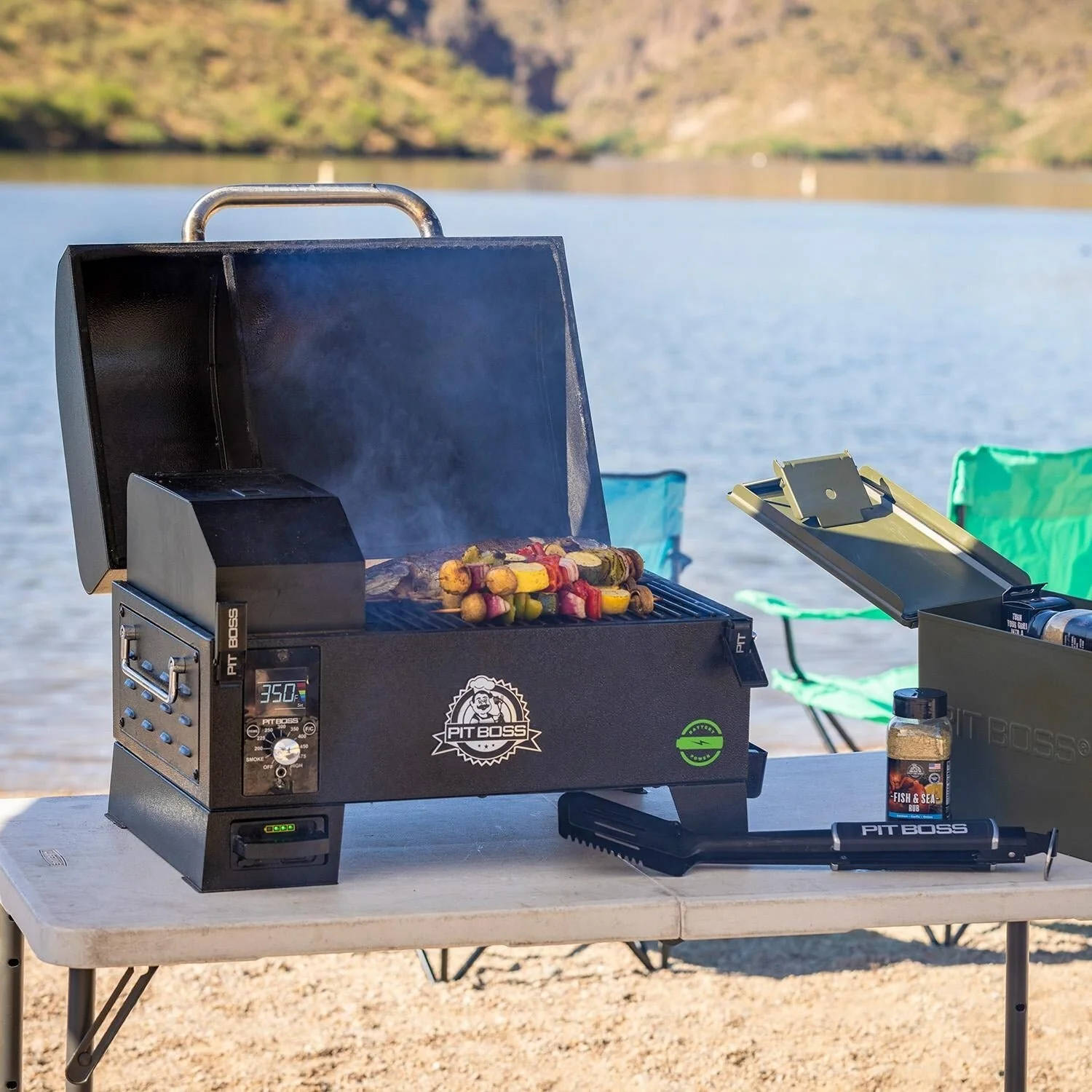 10798 - PB150PPB - Fumoir Granules Portatif, alimentée par batterie - Image 5