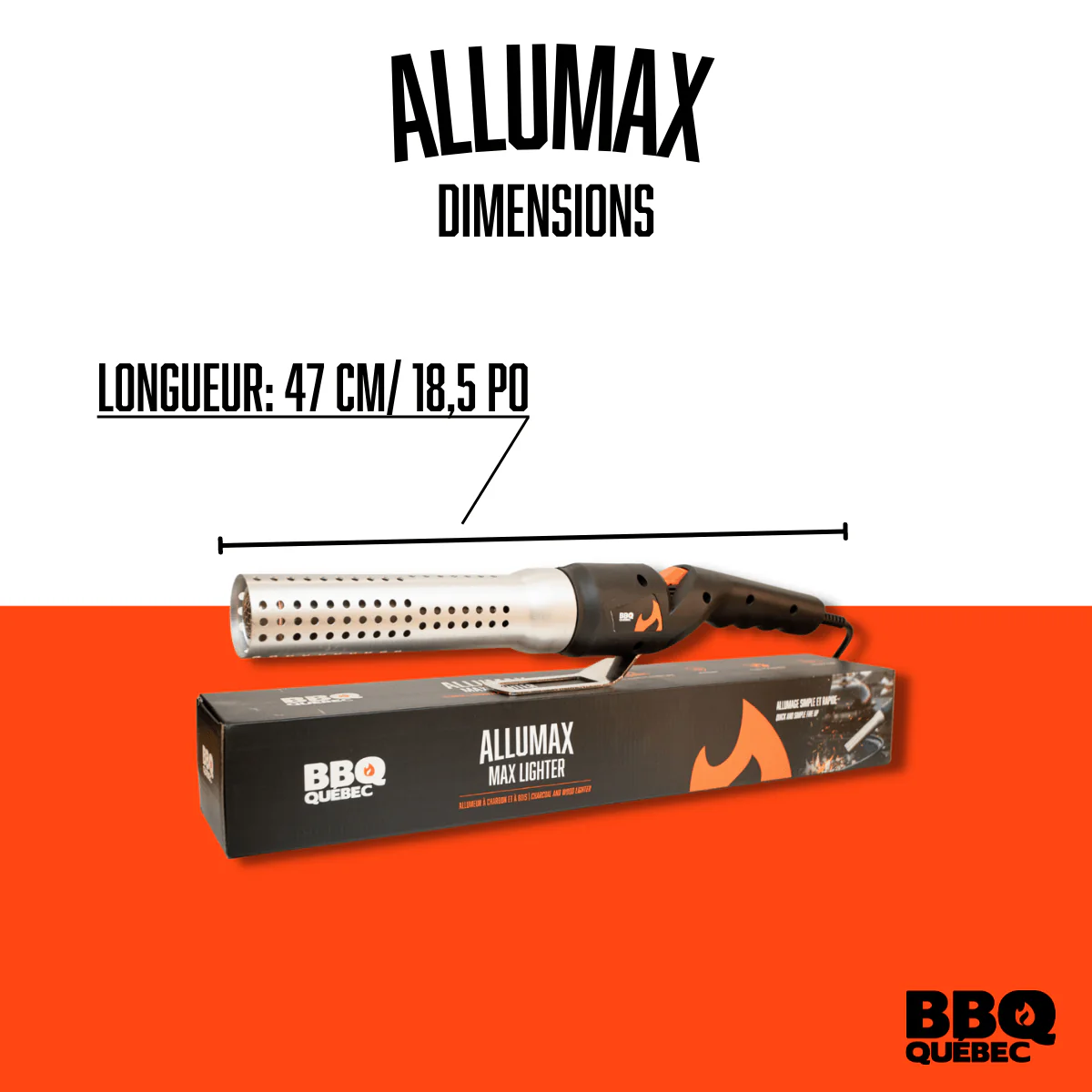 Allumeur pour charbon Allumax par BBQ Québec - Image 3