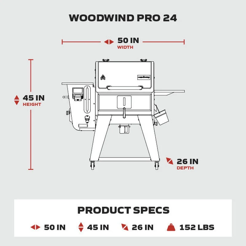 BBQ WOODWIND PRO 24 Camp Chef - PG24WWSB - Image 3