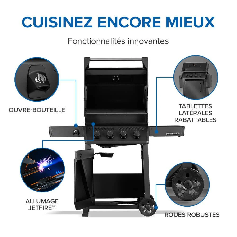 F425DPMK-1 - Napoleon - Freestyle 425 noir mat - LP - Image 4