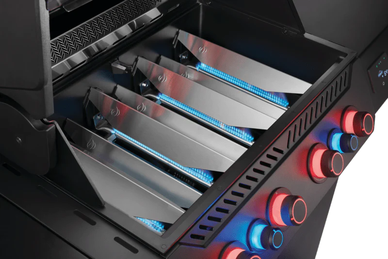 P500VXRSIBNK-PHM - Napoleon Prestige 500 Phantom connecté, brûleurs latéral et arrière infrarouges, noir mat, gaz naturel - Image 7