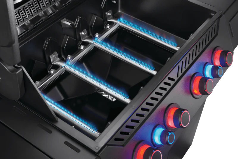 P500VXRSIBPK-PHM - Napoleon Prestige 500 Phantom connecté, brûleurs latéral et arrière infrarouges, noir mat, propane - Image 5