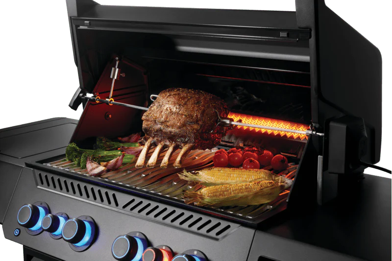 P500VXRSIBPK-PHM - Napoleon Prestige 500 Phantom connecté, brûleurs latéral et arrière infrarouges, noir mat, propane - Image 9