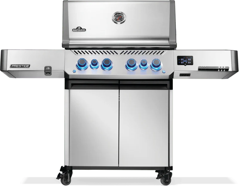 P500VXRSIBPSS - Napoleon Prestige 500 connecté, brûleur latéral et arrière infrarouges, propane, stainless steel - Image 3